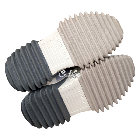 Converse Run Star Motion Gravel Stone Leather Platform Cozy Faux Fur Sneaker 9 - Picture 7 of 10